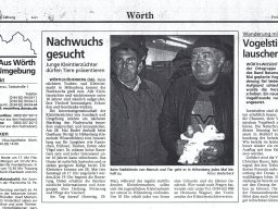 Zeitungsartikel 20.05.2005